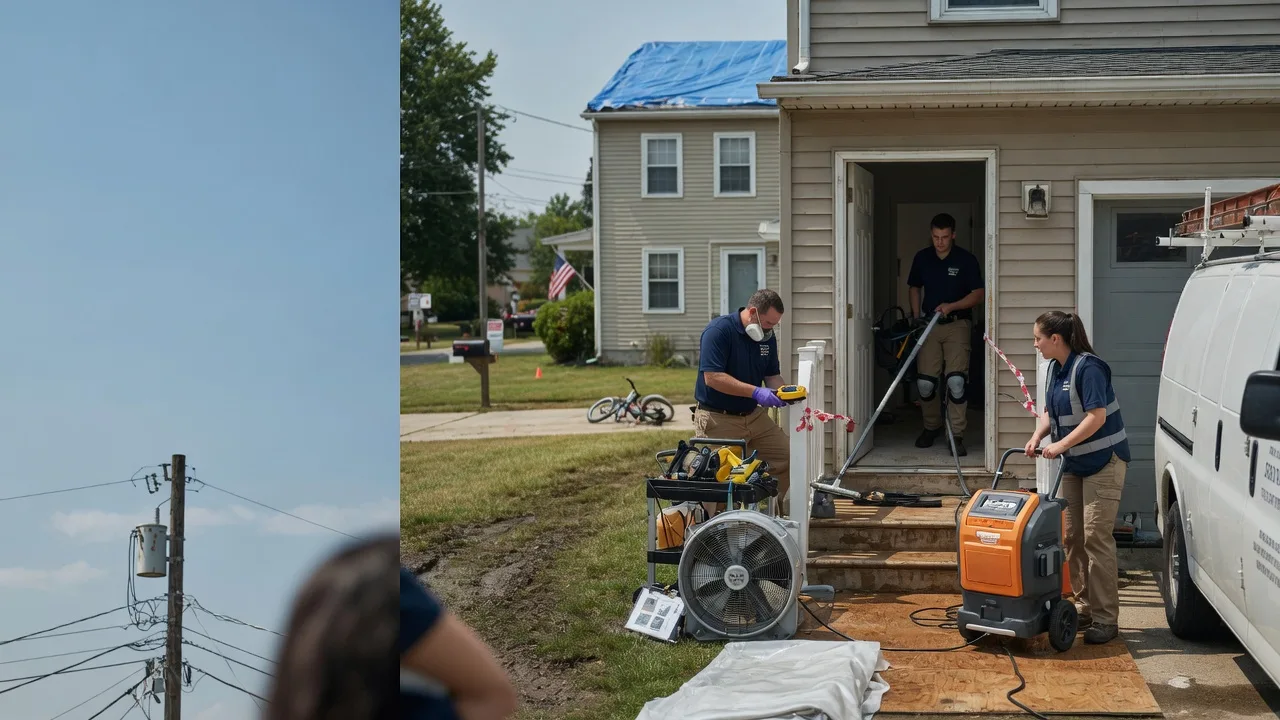 Water Damage Repair in Coal Township, PA near me